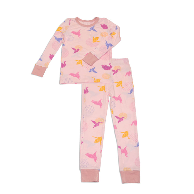 Silkberry LS Pajamas - Origami-Mountain Baby