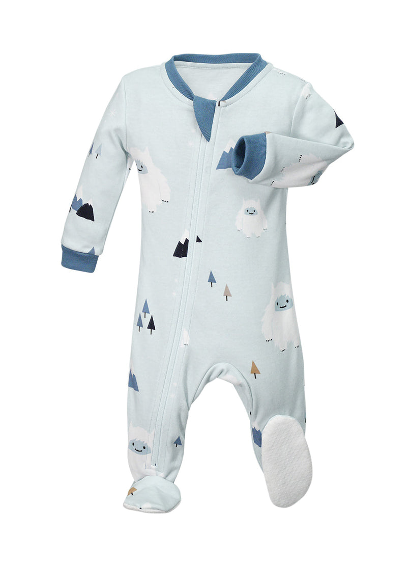 ZippyJamz Footed Coverall - Yeti To Love You-Mountain Baby