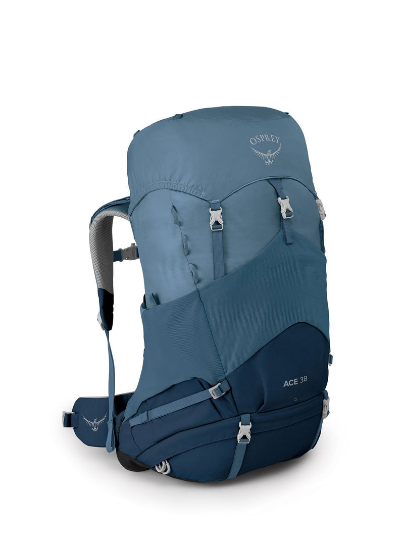 Osprey Backpack - Ace 38L - Blue Hills-Mountain Baby