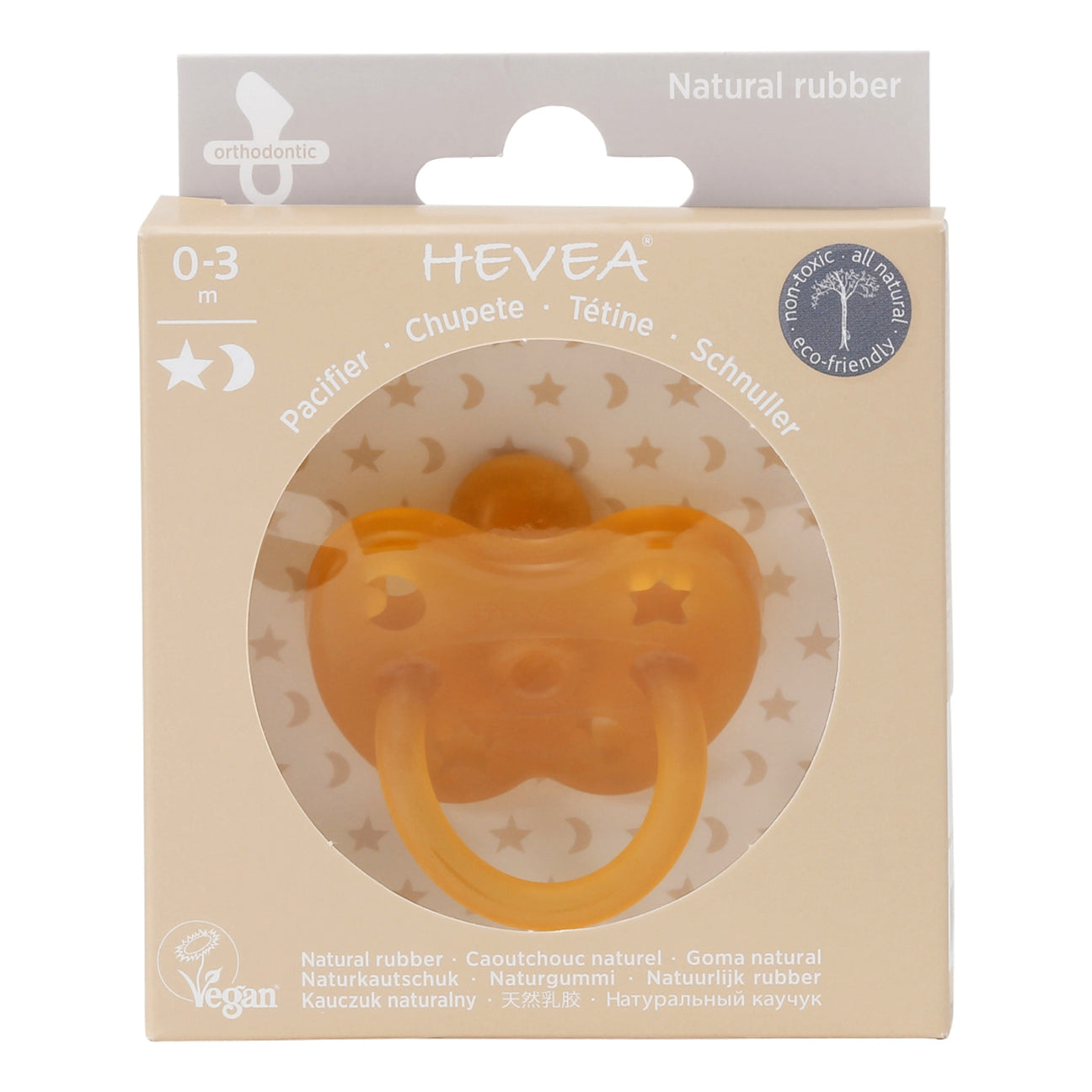 Hevea Soother Pacifier - Orthodontic - Classic-Mountain Baby