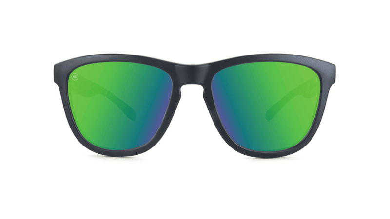 Knockaround Kids' Sunglasses - Premium - Black/Green Moon Shine Polarized-Mountain Baby