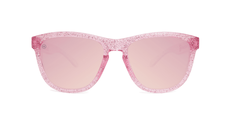 Knockaround Kids' Sunglasses - Premium - Pink Sparkle Polarized-Mountain Baby