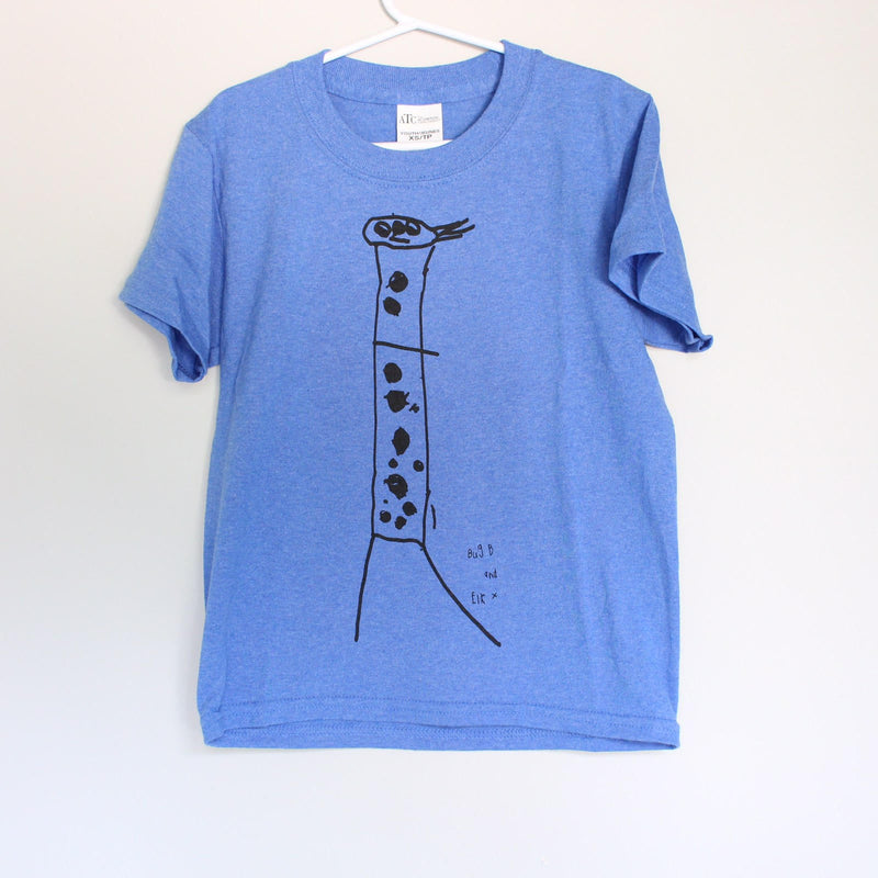 B & X T-Shirt - Giraffe - Blue-Mountain Baby