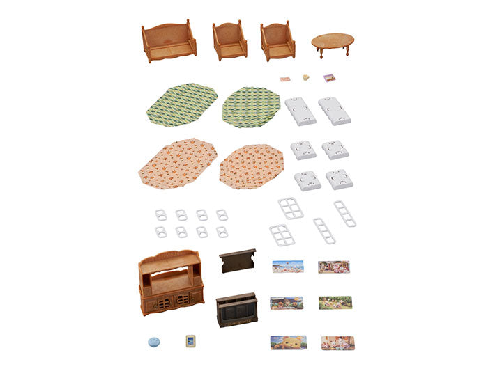 Calico Critters - Comfy Living Room Set-Mountain Baby