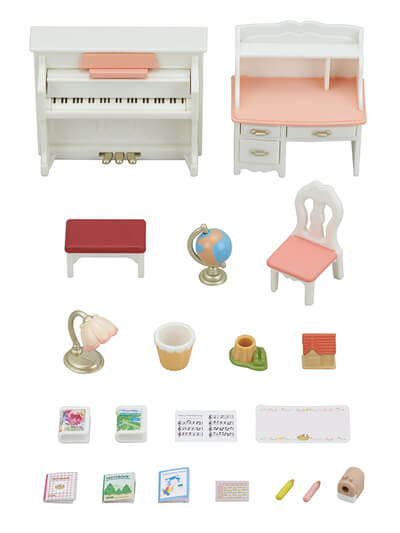 Calico Critters - Piano & Desk Set-Mountain Baby