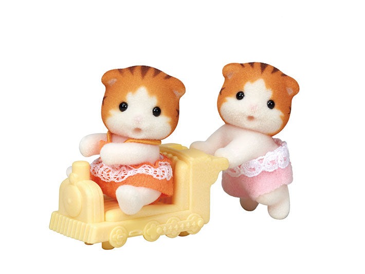 Calico Critters - Maple Cat Twins-Mountain Baby