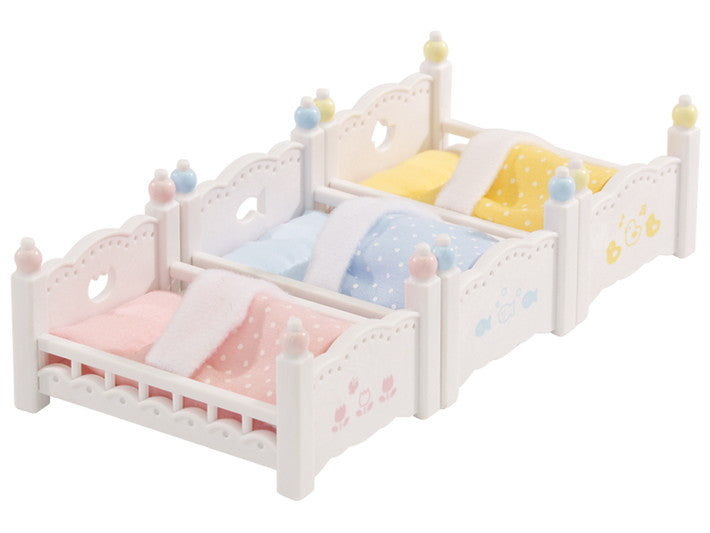 Calico Critters - Triple Bunk Beds-Mountain Baby