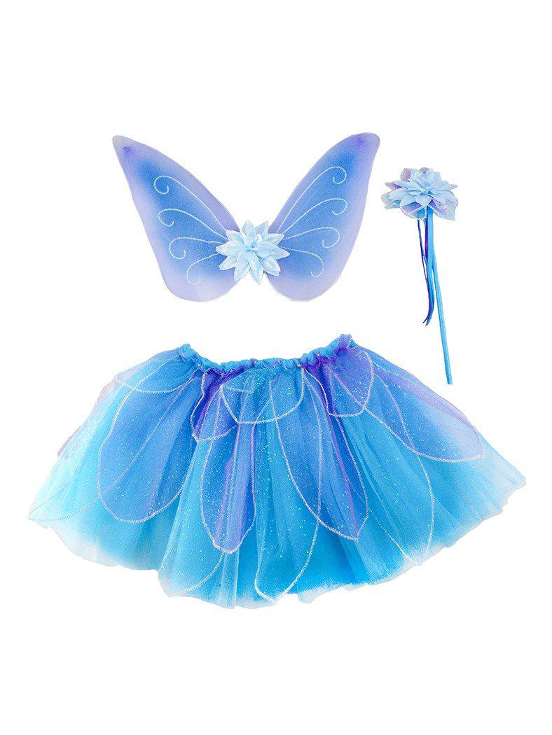 Great Pretenders Costumes - Blue Fancy Flutter Skirt With Wings & Wand-Mountain Baby
