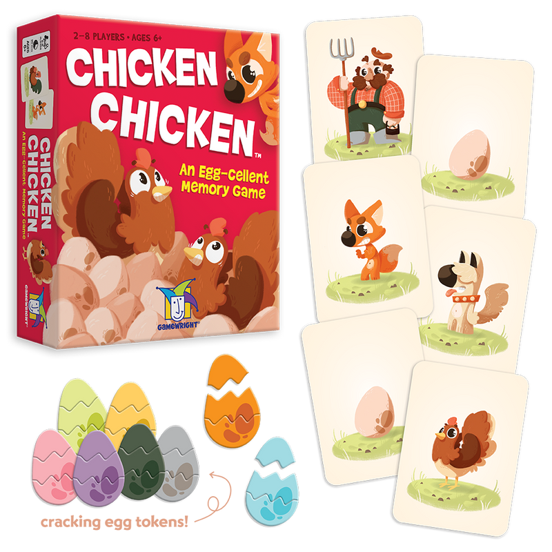 Gamewright Chicken Chicken Memory Game-Mountain Baby