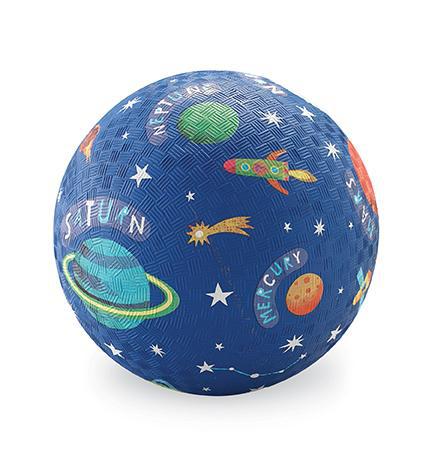 Crocodile Creek Rubber Playground Ball - Solar System-Mountain Baby