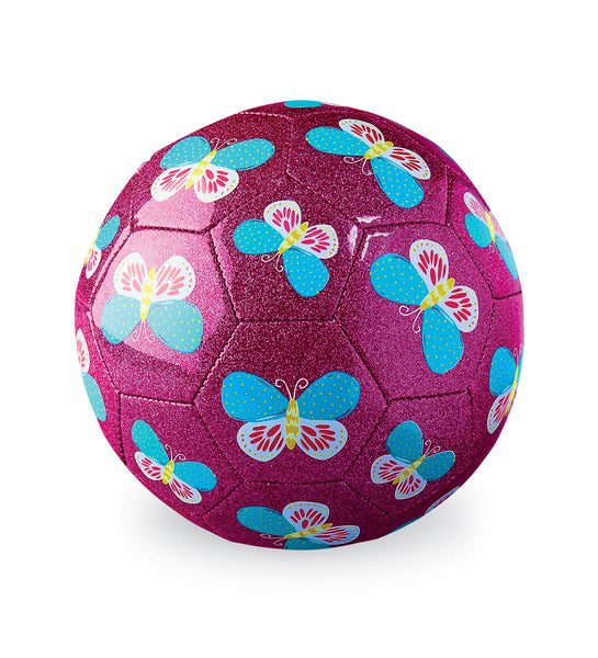 Crocodile Creek Soccer Ball - Size 3 - Glitter Butterfly-Mountain Baby