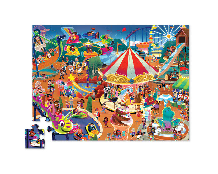Crocodile Creek Puzzle - 48pc Day At The Museum - Fair-Mountain Baby