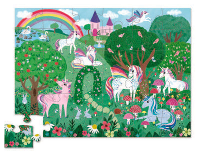 Crocodile Creek Puzzle - 36pc Floor - Unicorn Dreams-Mountain Baby