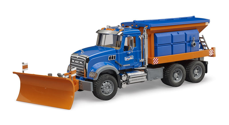 Bruder Mack Granite Snow Plow Truck-Mountain Baby