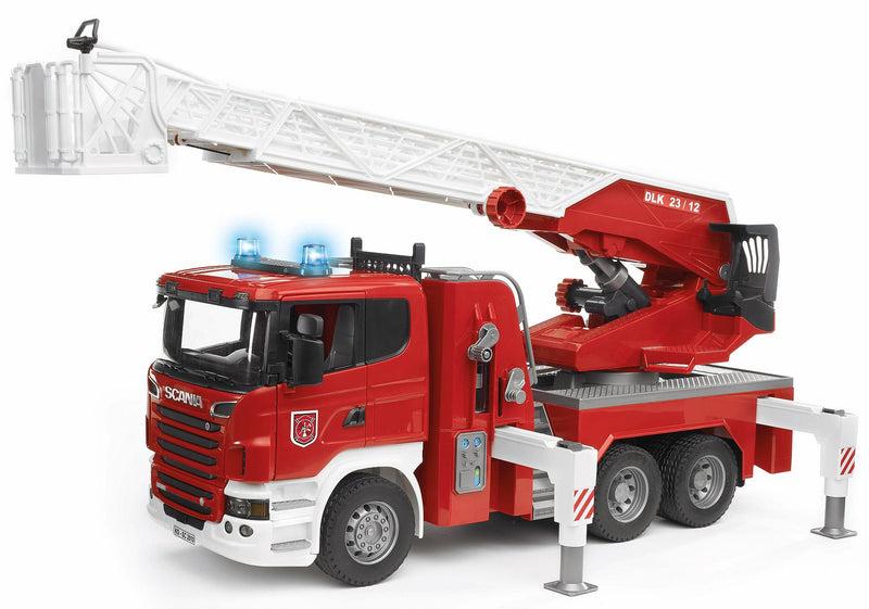 Bruder SCANIA R-Series Fire Engine w/ Water Pump & Light/Sound Module-Mountain Baby