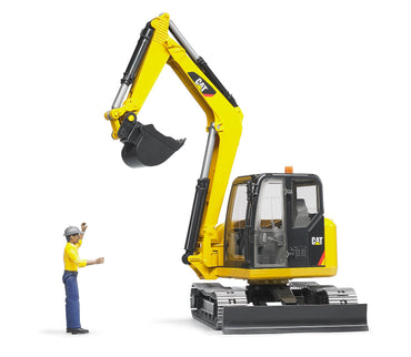Bruder Cat® Mini Excavator with Worker-Mountain Baby