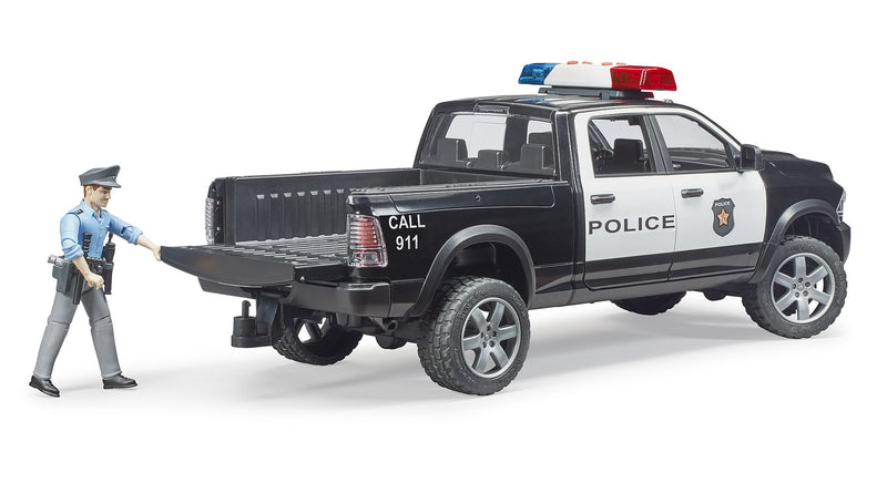 Bruder Police Ram 2500 Truck w/ Policeman-Mountain Baby