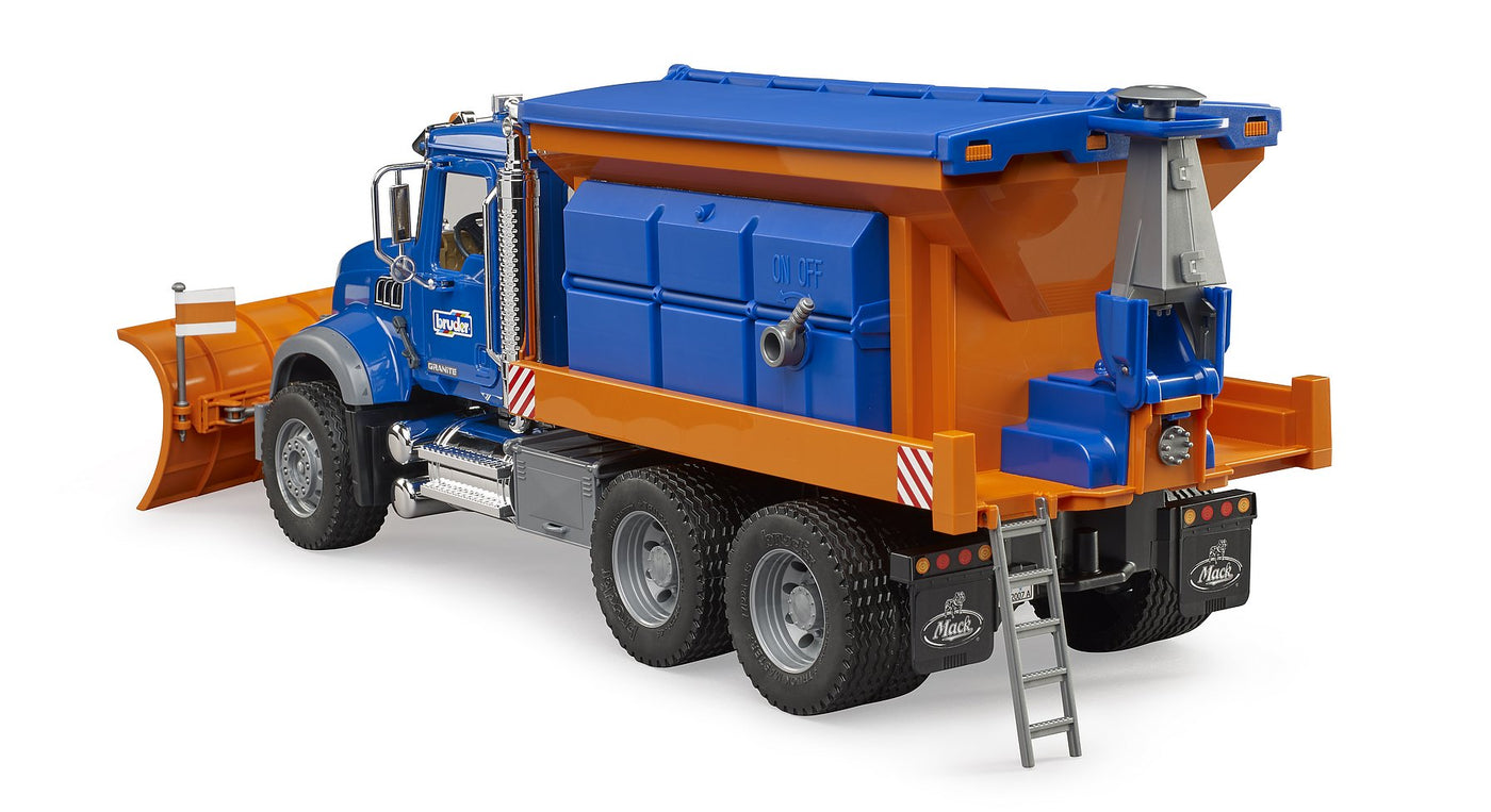 Bruder Mack Granite Snow Plow Truck