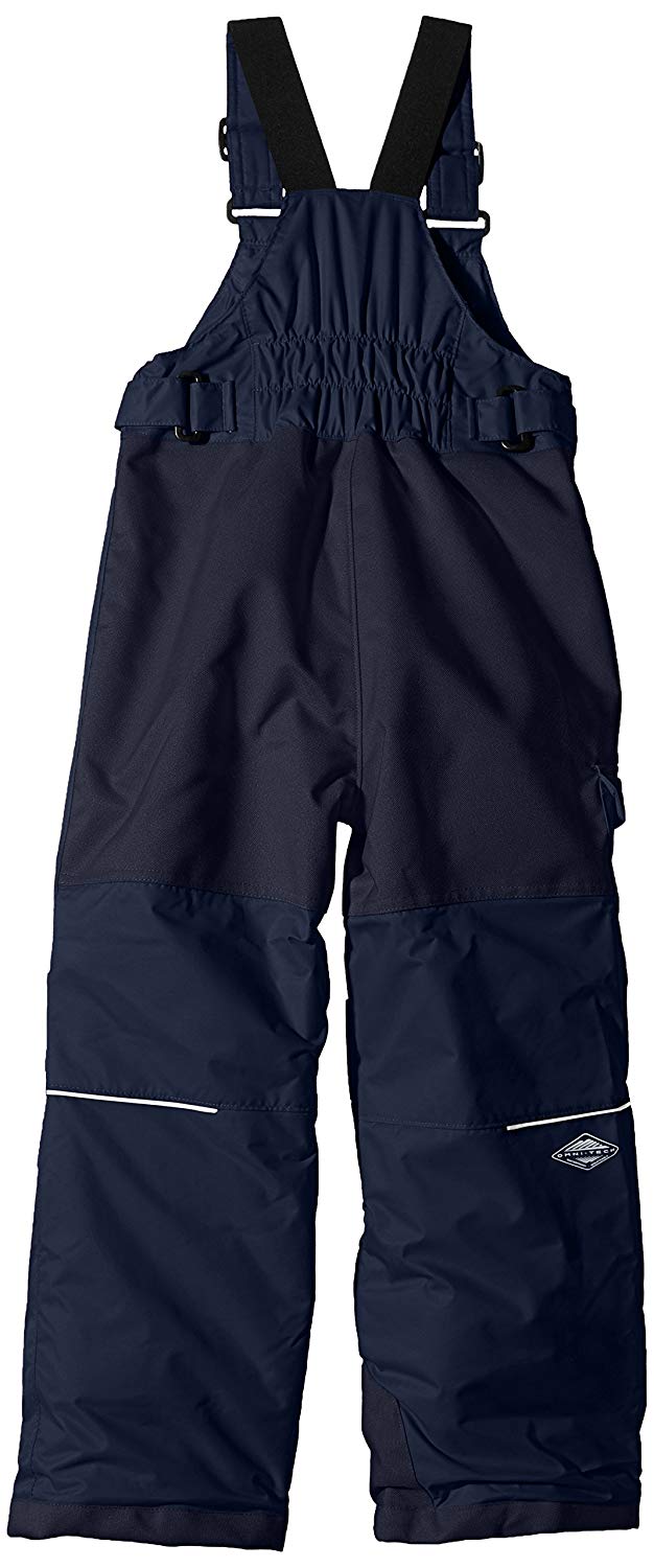 Columbia Boys' Adventure Ride Snow Bib - Waterproof Insulated Snow Pants With Grow System, Collegiate Navy 4T