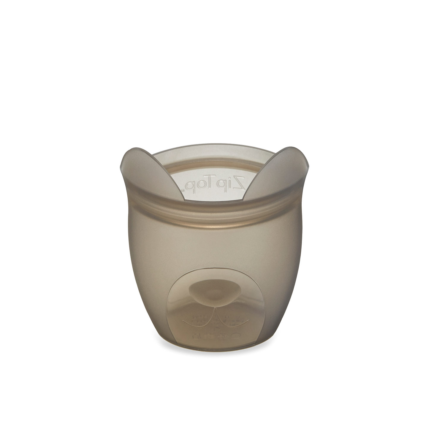 Zip Top Baby Snack Container - Grey Dog-Mountain Baby