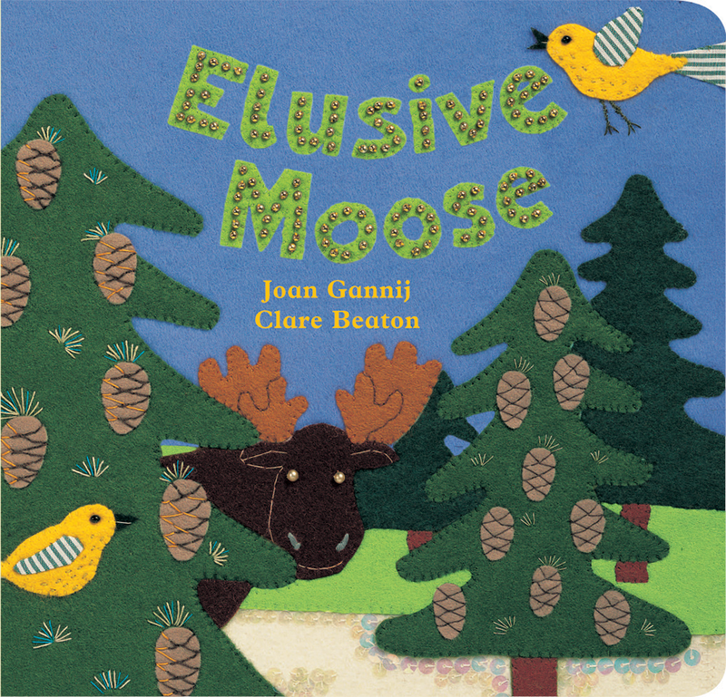 Board Book - Elusive Moose-Mountain Baby
