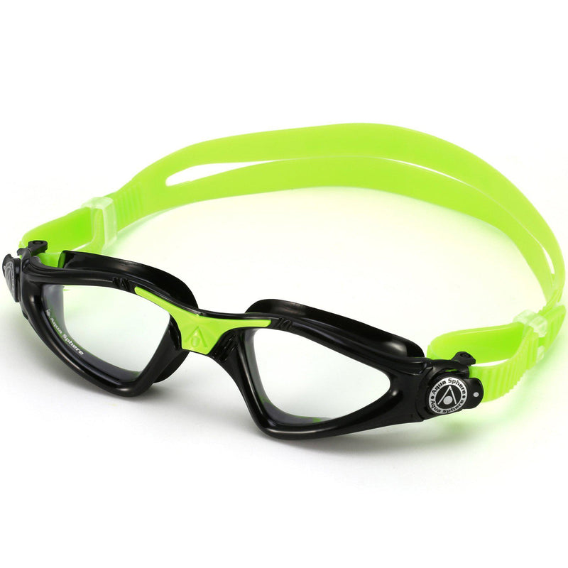 Aqua Sphere Kayenne Jr Swim Goggles - Clear/Black/Lime-Mountain Baby