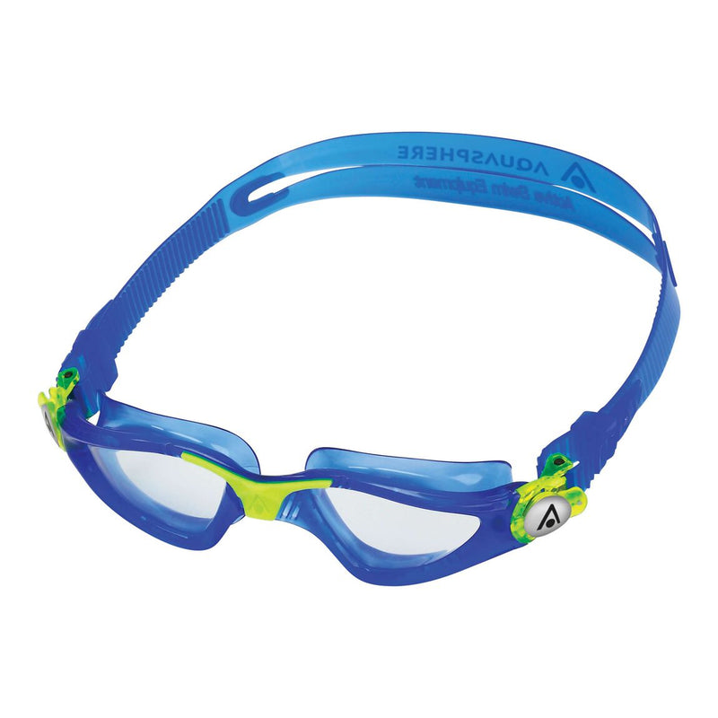 Aqua Sphere Kayenne Jr Swim Goggles - Clear/Blue/Yellow-Mountain Baby