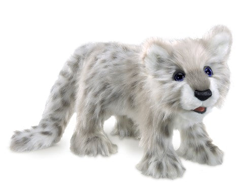 Folkmanis Puppets - Snow Leopard Cub-Mountain Baby
