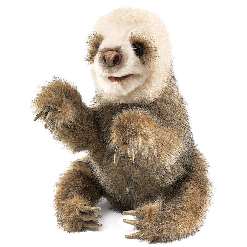 Folkmanis Puppets - Baby Sloth-Mountain Baby