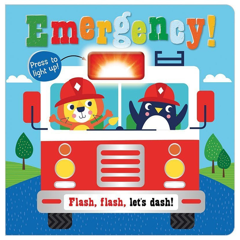 Board Book - Light Up Emergency-Mountain Baby