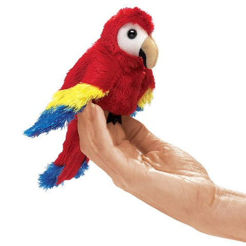 Folkmanis Puppets - Mini Scarlet Macaw-Mountain Baby
