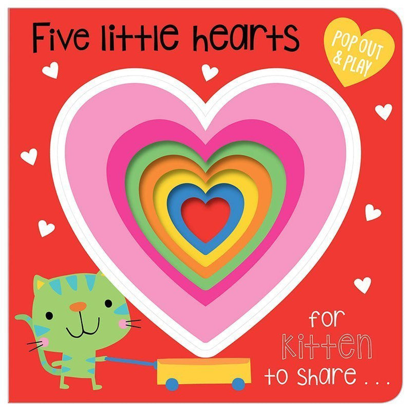 Board Book - Pop Out And Play - Five Little Hearts-Mountain Baby