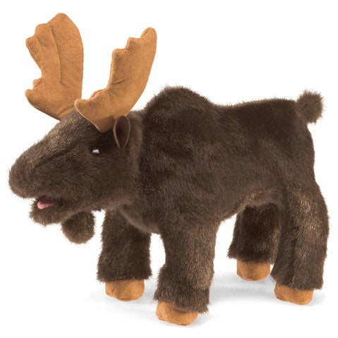 Folkmanis Puppets - Small Moose-Mountain Baby