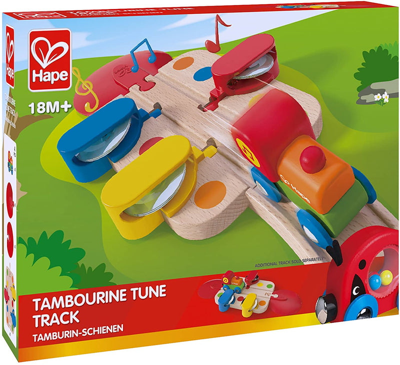 Hape Wooden Railway Tambourine Tune Track Train Set-Mountain Baby