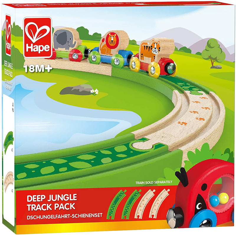 Hape Wooden Railway Deep Jungle Track Pack-Mountain Baby
