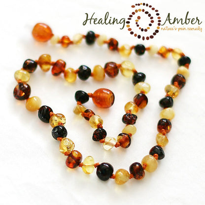 Healing Amber Polished Necklace - 11"-Mountain Baby