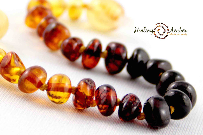 Healing Amber Polished Necklace - 11"-Mountain Baby