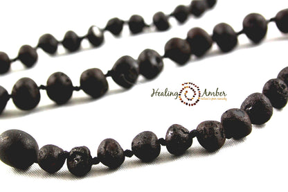 Healing Amber Raw Necklace - 13"-Mountain Baby