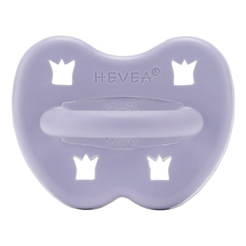 Hevea Soother Pacifier - Orthodontic - 3-36M - Dusty Violet-Mountain Baby