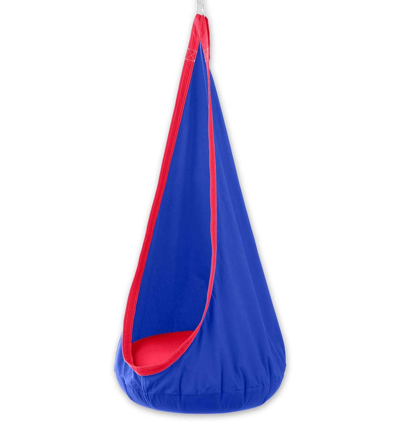 Hearthsong HugglePod Deluxe Hanging Chair - Blue-Mountain Baby