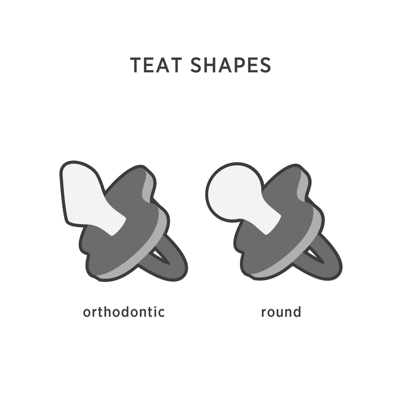 Hevea Soother Pacifier - Round - 0-3M - Baby Blue-Mountain Baby