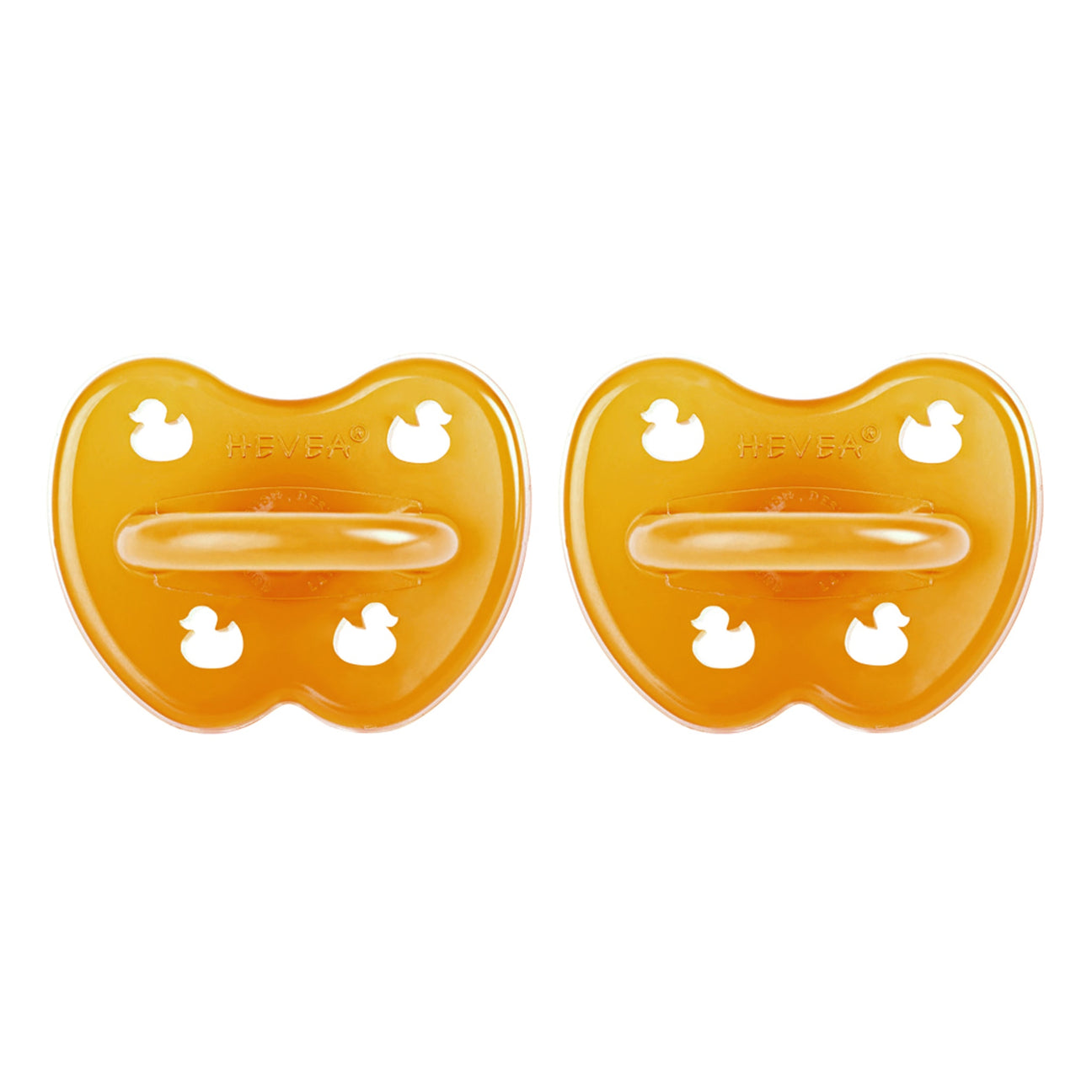 Hevea Soother Pacifier 2-Pack - Symmetrical - Classic 0-3M