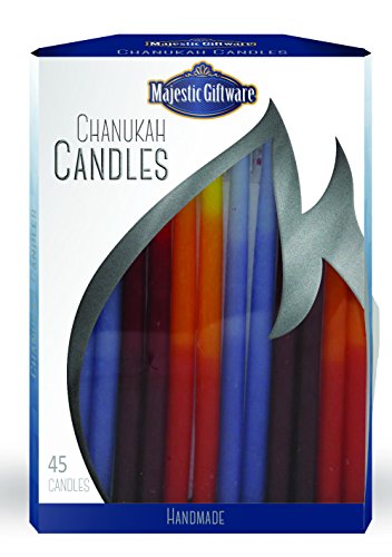 Chanukah Candles Hand-Dipped - Dark-Mountain Baby