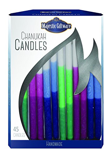 Chanukah Candles Hand-Dipped - Pastel-Mountain Baby
