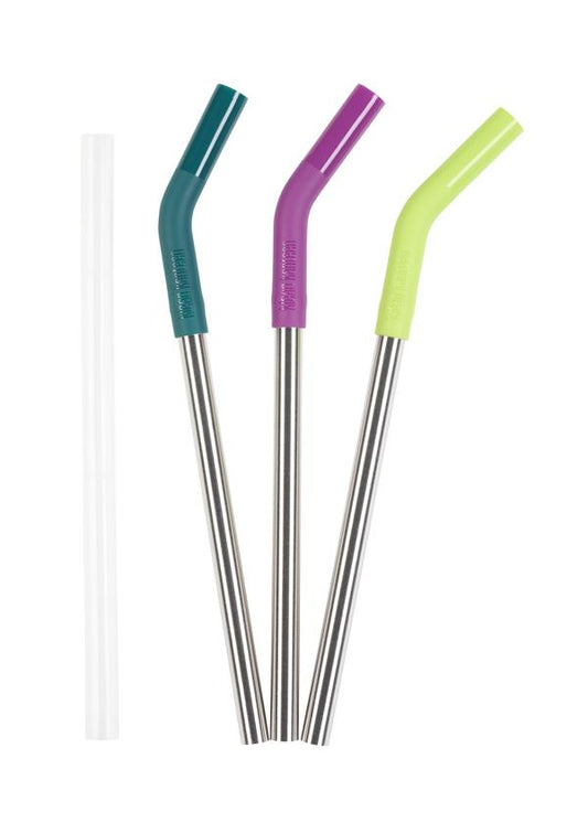 Klean Kanteen Stainless Steel Straws 3 Pack-Mountain Baby