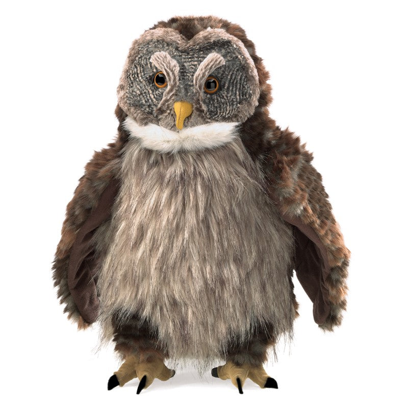 Folkmanis Puppets - Hooting Owl-Mountain Baby