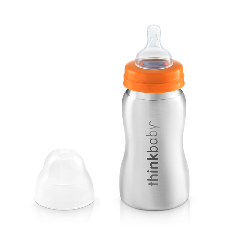 ThinkBaby Bottle of Steel - Orange-Mountain Baby