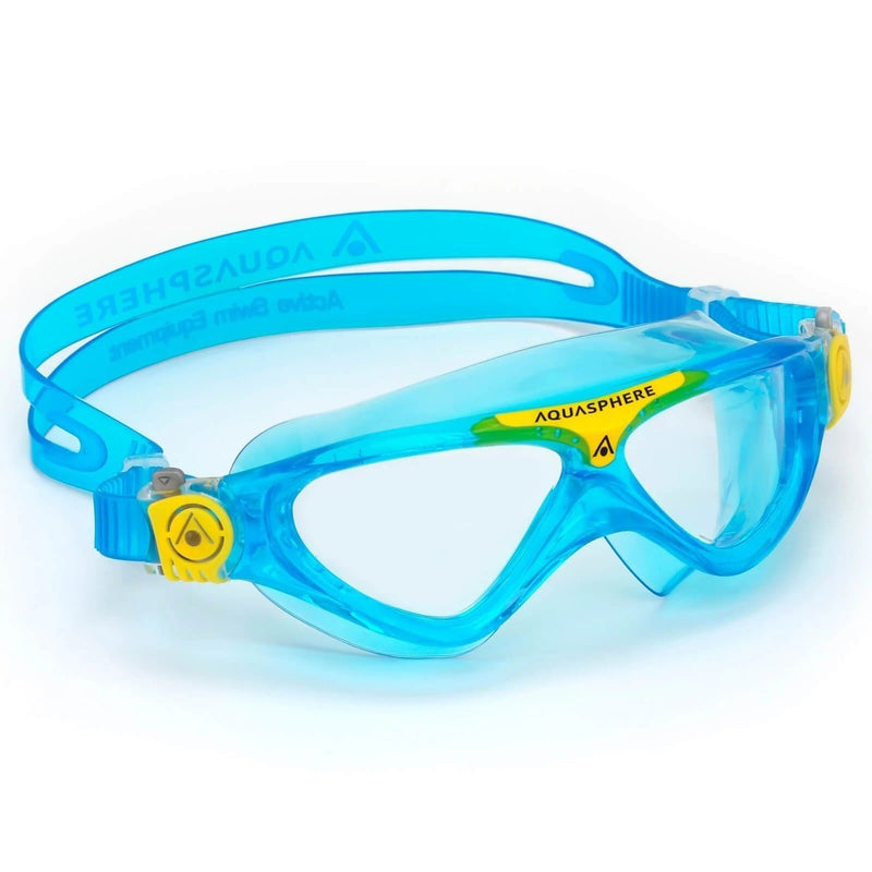 Aqua Sphere Vista Jr Swim Mask - Clear/Blue/Yellow-Mountain Baby