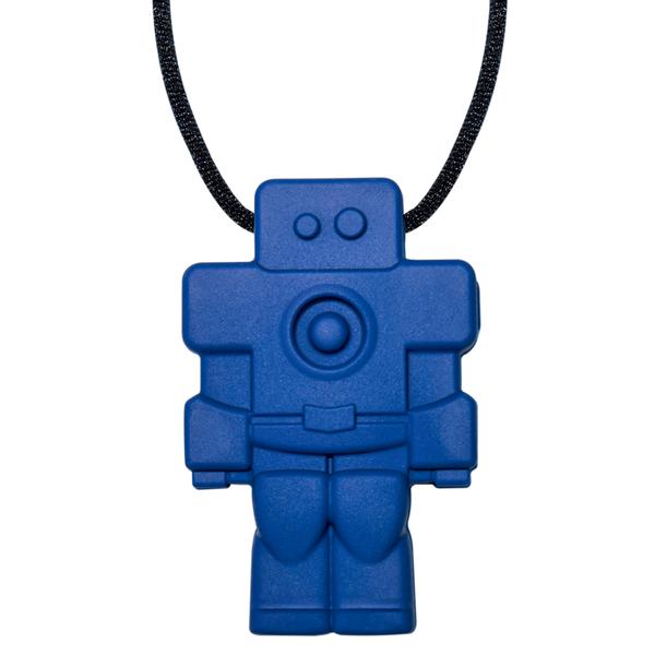 Munchables Pendant Necklace - Robot - Navy-Mountain Baby