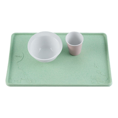 Hevea Upcycled Placemat - Mint-Mountain Baby